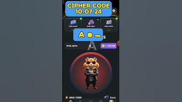 10.7.24 Daily Cipher Code Hamster kombat unlock coins free #hamsterkombat #short #ciphercodes