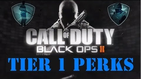 BLACK OPS 2 - TIER 1 PERKS ANALYSIS (Black Ops 2 Info)