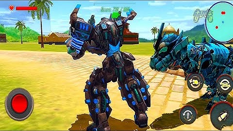 Megatron Transformers Angry Dino Robot Car Transforming Game 2021 - Android Gameplay