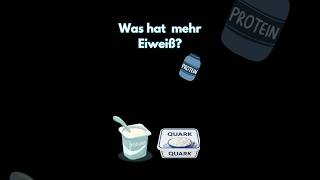 Quark vs Joghurt 💪😳 Was hat mehr Eiweiß?