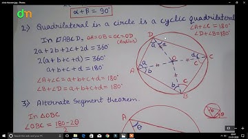 Circle Theorems Part 1 | SSC CGL | CAT | SSC CHSL | RAILWAY NTPC.