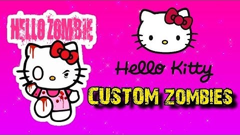 The HELLO KITTY House of Zombie Death! ★ CoD Custom Zombies Maps/Mods Gameplay