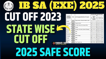 IB SA 2025 SAFE SCORE AND LAST CUT OFF