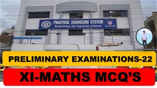 XI 2022 PRACTICAL CENTRE MATHS PAPER MCQS | PRACTICAL CENTRE PAPER | PC EXAMS | XI-MATHS MCQ’S