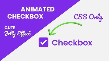 Custom Checkbox HTML CSS | Animated Checkbox using HTML and CSS