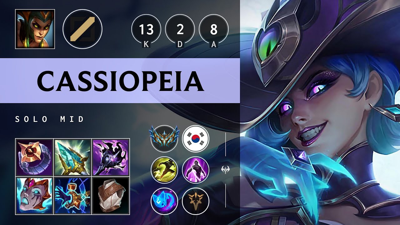 Cassiopeia Mid vs Viktor - KR Challenger Patch 25.13