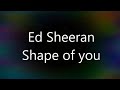 Ed sheeran shape of you lyrics