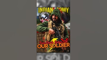 Two Dark Sides Of Our Soldiers 🇮🇳☠️ || Indian Army Sigma Rule Status || #shorts #sigmarule