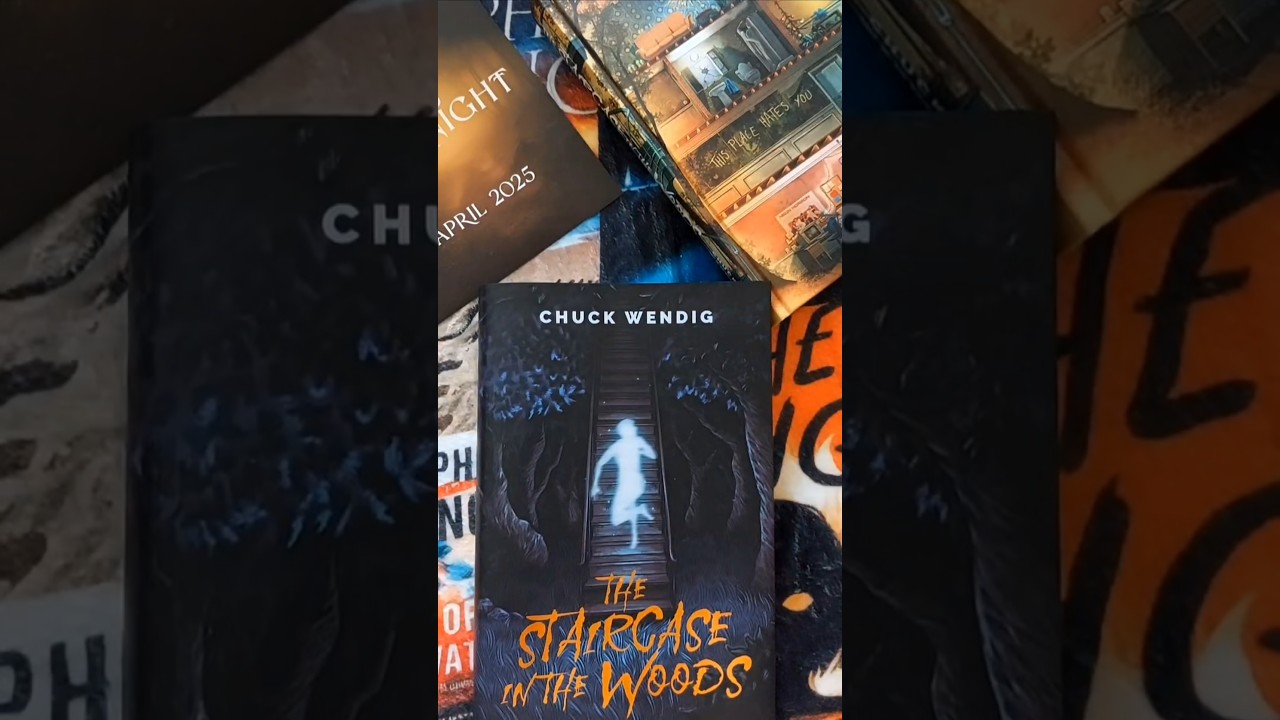Illumicrate's Horror Book Box 👁 Evernight April 2025: The Staircase in the Woods by Chuck Wendig