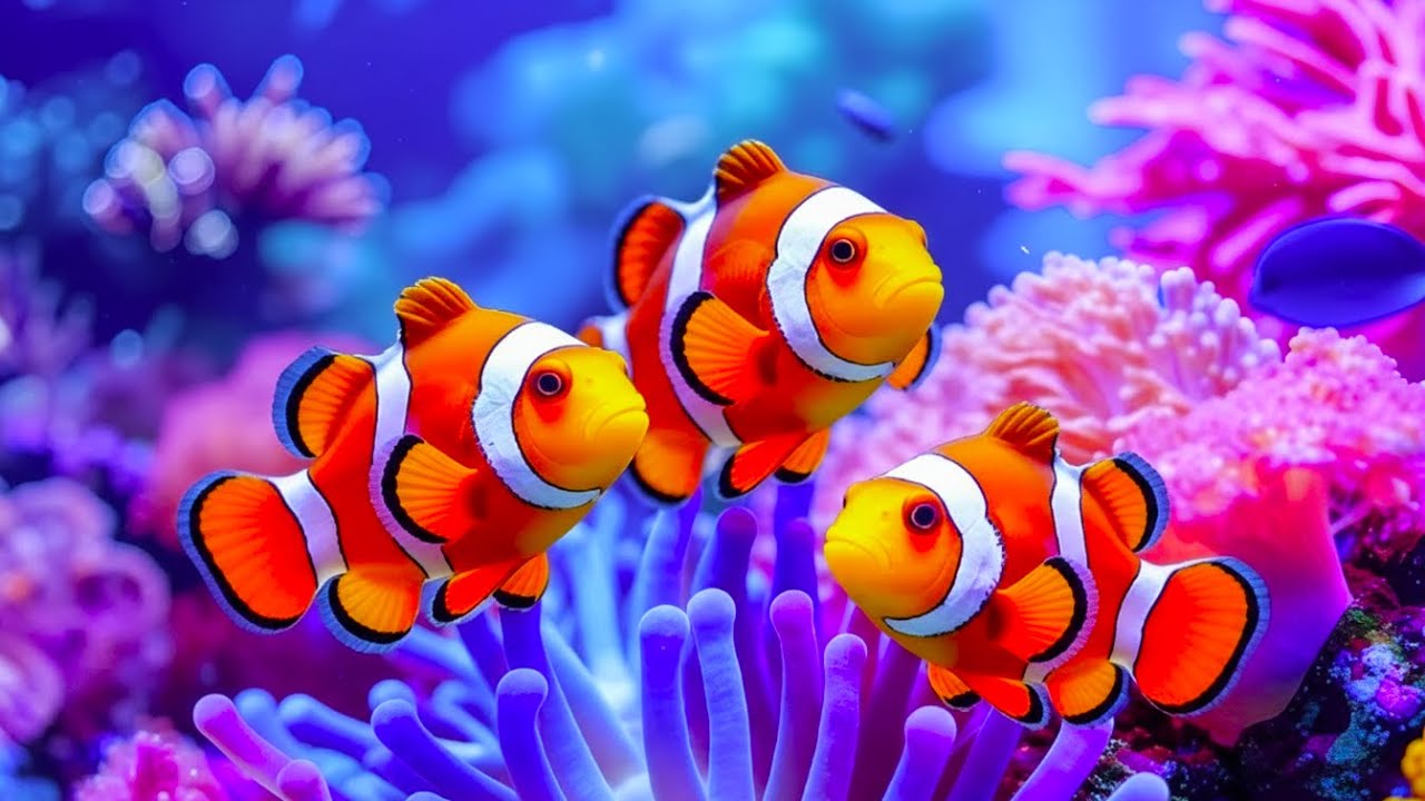 The Best 4K Aquarium - Dive Into The Mesmerizing Underwater Realm, Sea Jellyfish, Coral Reefs. #76