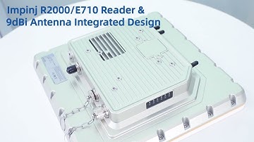 Hopeland IoT device Android Integrated RFID reader HH100 Integrated with 9dbi antenna 4G WiFi PoE