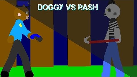 officer doggy vs rash (roblox piggy stick nodes)