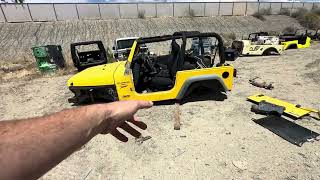 Jeep Wrangler TJ YJ Frames Tubs