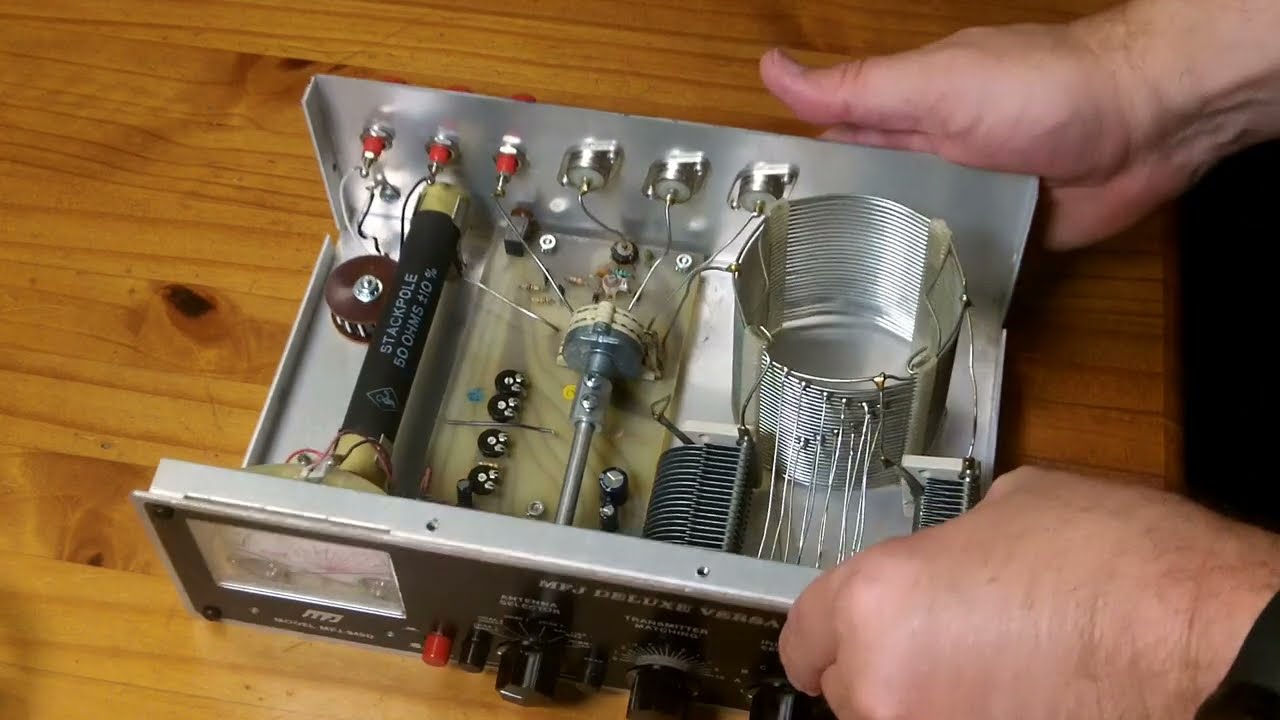 Tuning the meter on a MFJ- 949D Deluxe Versa Tuner II