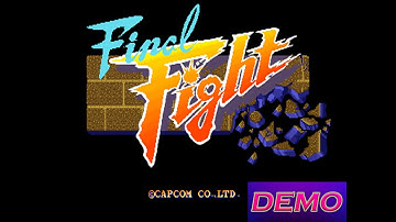 {1989}  .  [60fps]  -  Final Fight [CPS-1]  -  DEMO