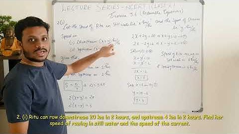 11. Linear Equations - Exercise 3.6