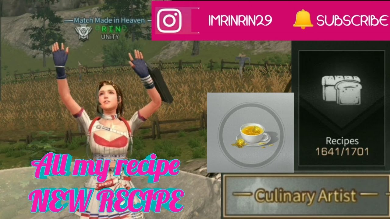 LIFEAFTER RECIPES | CULINARY ARTIST TITLE | NEW RECIPE