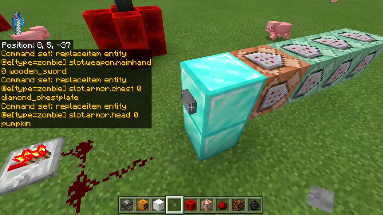 Replaceitem command in Minecraft - YouTube