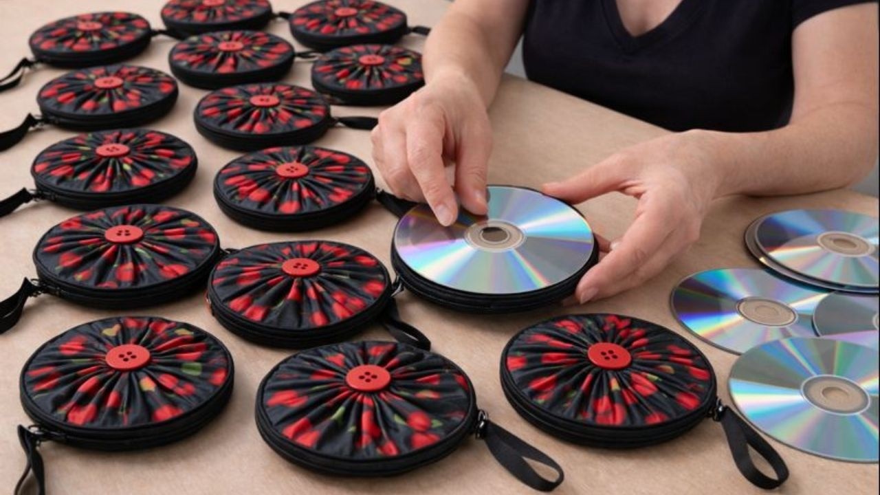 Никто не Верит, что Я Сделала Это из Старых CD – Потрясающая Идея Переработки