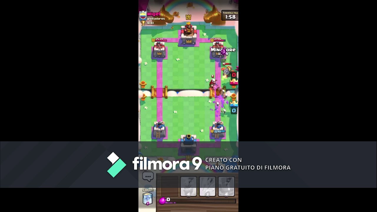 partita su clash royal - YouTube