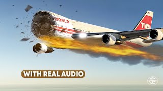 Boeing 747 Breaks Up Immediately After Takeoff Over New York (With Real Audio)