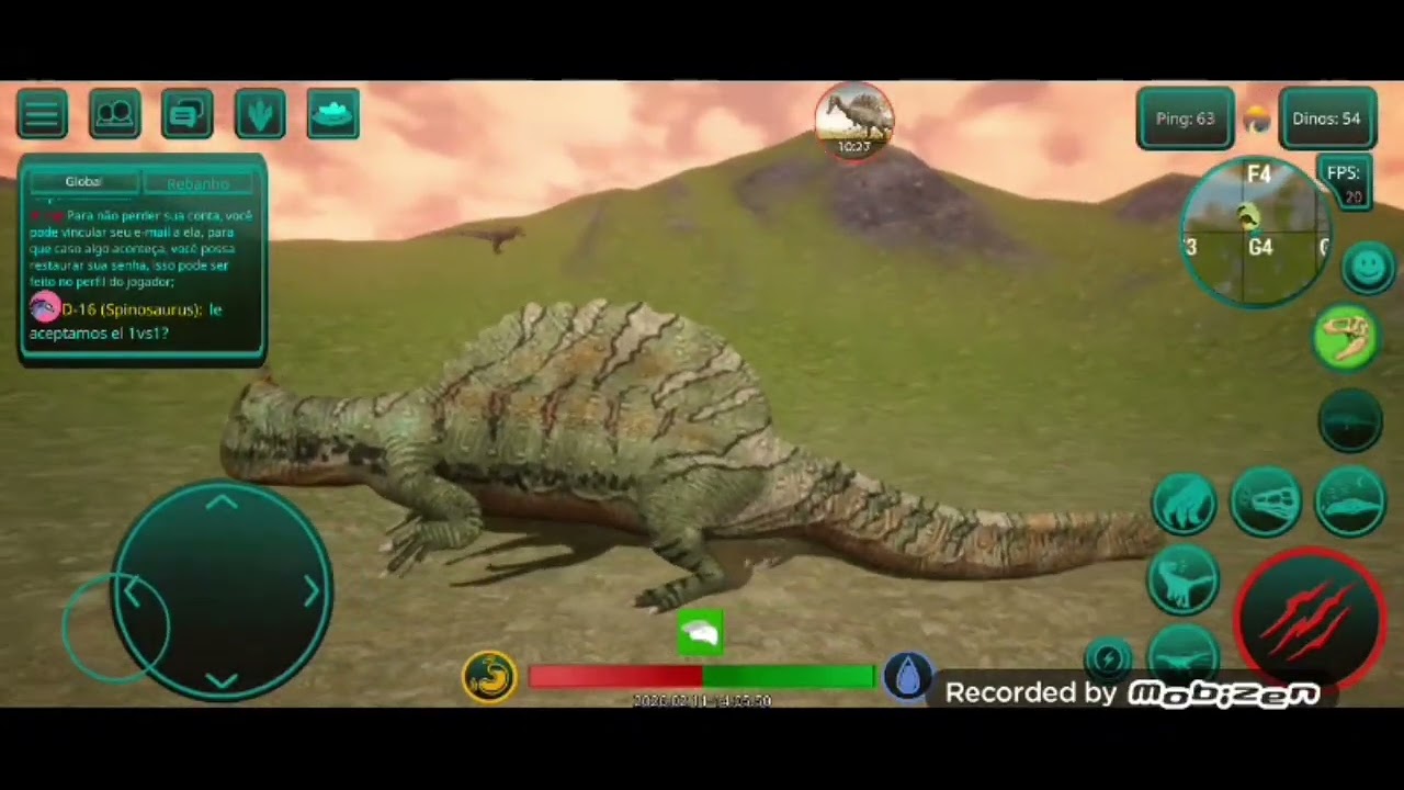 Sobrevivendo de spinossauros