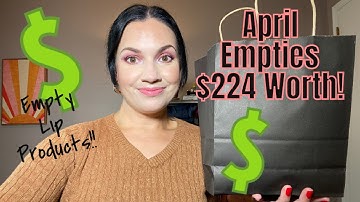 APRIL EMPTIES//Project Pan Makeup, Skincare, and Haircare!