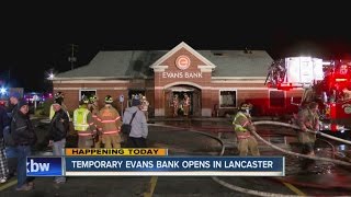 Temporary Evans Bank trailer opening in Lancaster