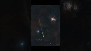 Comet R3 PanSTARRS and Orion 🌌 #Shorts