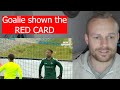 Rob Reacts to... Football Referee Reacts to Goalkeeper Being Sent Off in Irish Cup Penalty Shootout