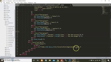 Gestión de citas en CodeIgniter Parte 1