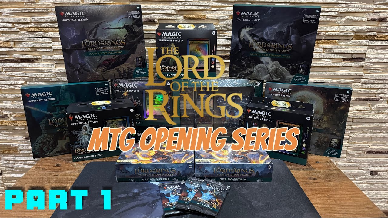 MTG: The Lord of the Rings |Opening Series| PART 1 (13 Random Booster Packs Opening)