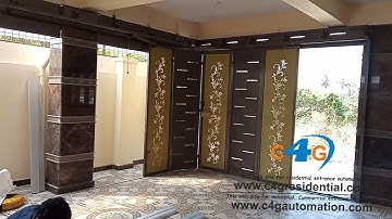 Laser Cutting Curve Sliding Garage Gate Automation | Automatic Turning Garage Gate Manufacturers
