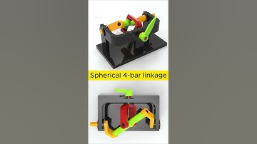 Spherical Linkage #cad #fusion360 #solidworks #mechanism #mechanical #3ddesign #mechanisms #engineer
