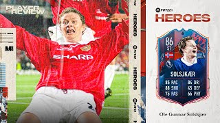 FIFA 22 FUT HEROES SOLSKJÆR REVIEW | 86 HEROES SOLSKJÆR PLAYER REVIEW | FIFA 22 ULTIMATE TEAM