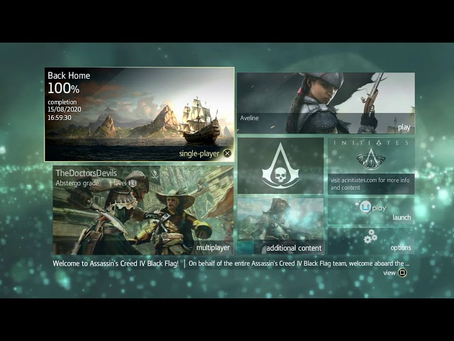 Assassin's Creed Black Flag - Main Menu Screen class=