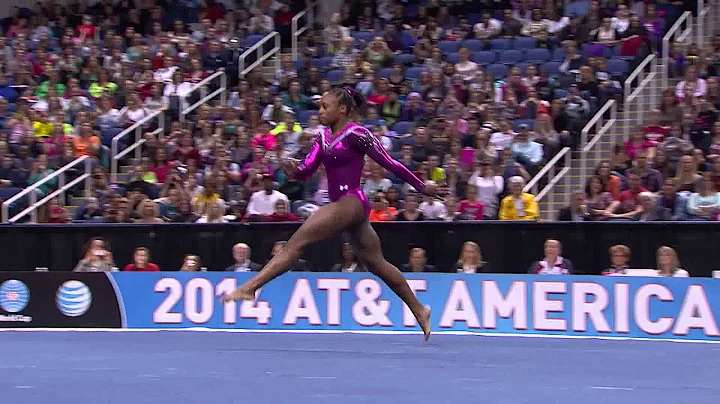 Elizabeth Price - Floor Exercise - 2014 AT&T Amerc...
