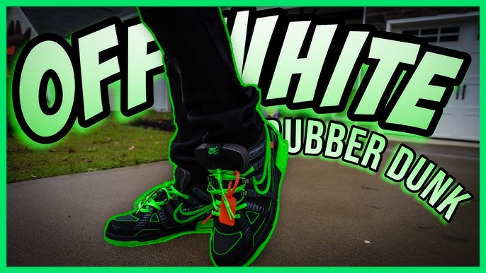 Virgil Abloh Gives Us A First Look At The Off-White x Nike Air Rubber Dunk  Green Strike •