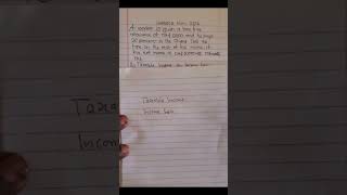 “20% Tax Question Solve 😱 | Easy Math Trick #shorts”“Net Income & Taxable Income Question Solved ✅ #