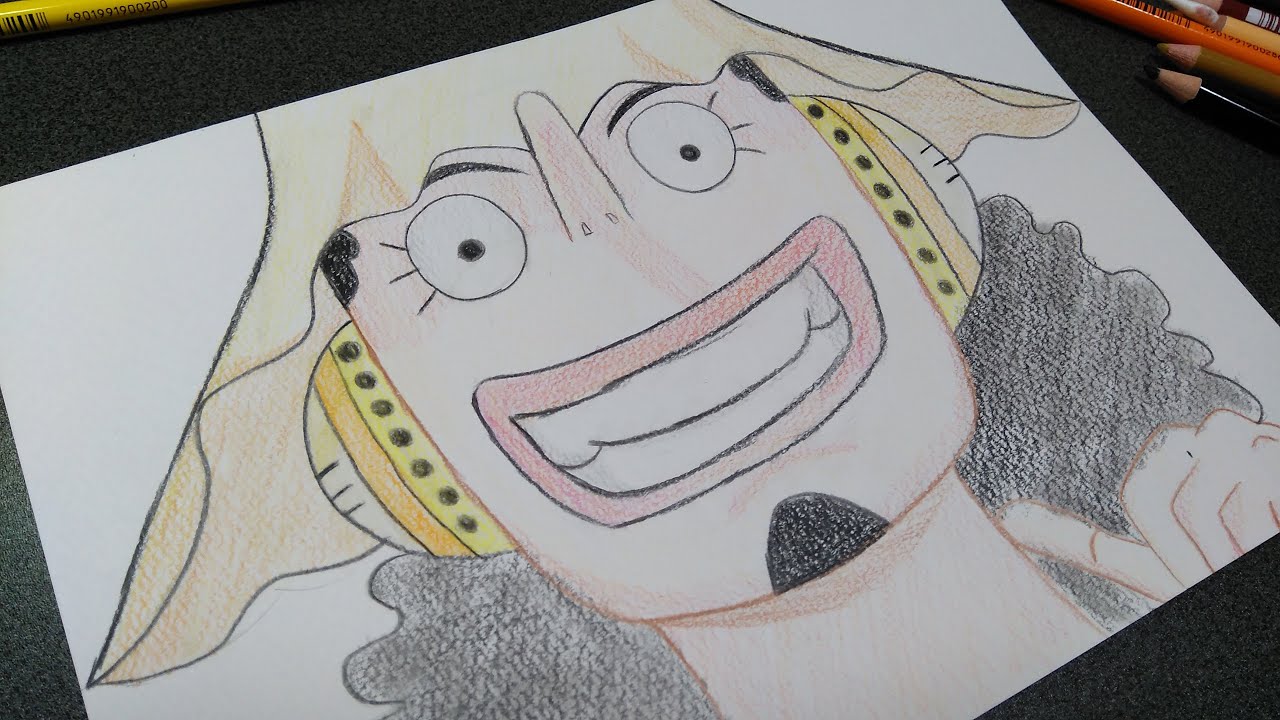 ワンピース ウソップ描いてみた アナログイラスト 模写 Youtube