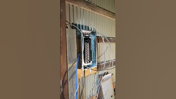 New sub panel and garage wiring #mancave #electricianslife