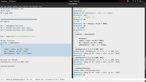 Functions in R - part 2