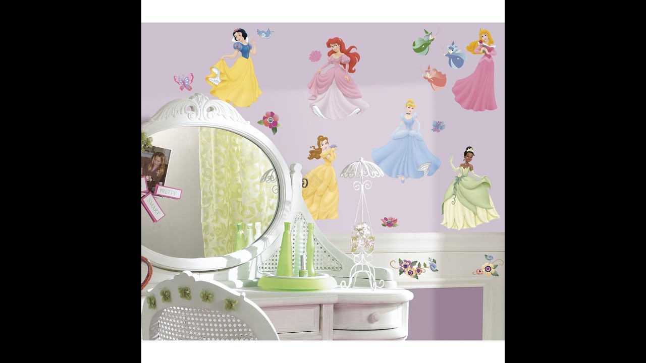 Review: Roommates Rmk1470Scs Disney Princess Peel & Stick Wall Decals With Gems