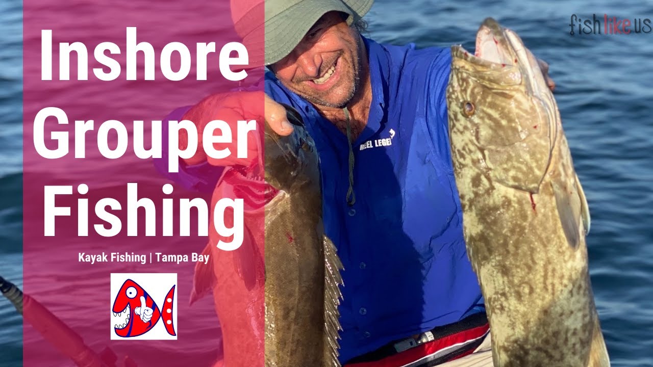Inshore Grouper Fishing Kayak Fishing Tampa Bay YouTube