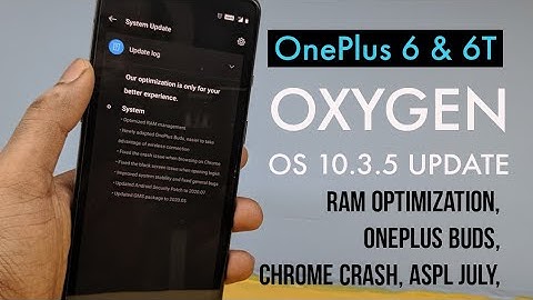 OnePlus 6 And 6T New Update Stable 10.3.5 What
