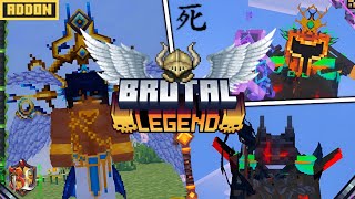 BRUTAL LEGEND V2 | MCPE 1.21  | [REMAKE] BEST RPG ADDON EVER 