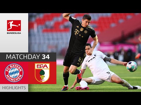 FC Bayern München - FC Augsburg | 5-2 | Highlights | Matchday 34 – Bundesliga 2020/21