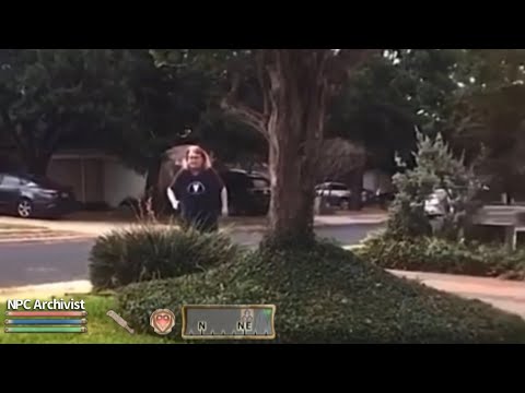 NPC Turns Aggressive Protecting The Elderly | Oblivion NPC