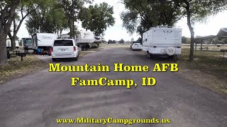 Driving Tour of Mountain Home AFB FamCamp, ID