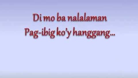 Pangarap Ka Na Lang Ba by Jamie Rivera